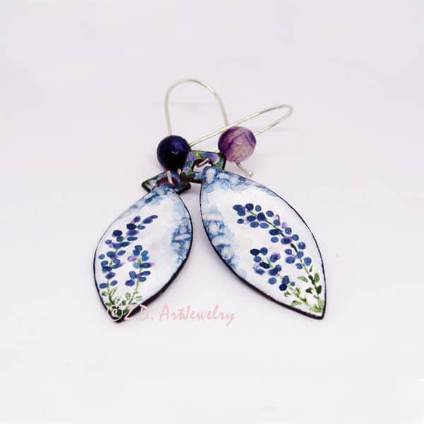 Lavender enamel set