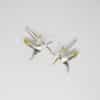 Egrets flight earrings