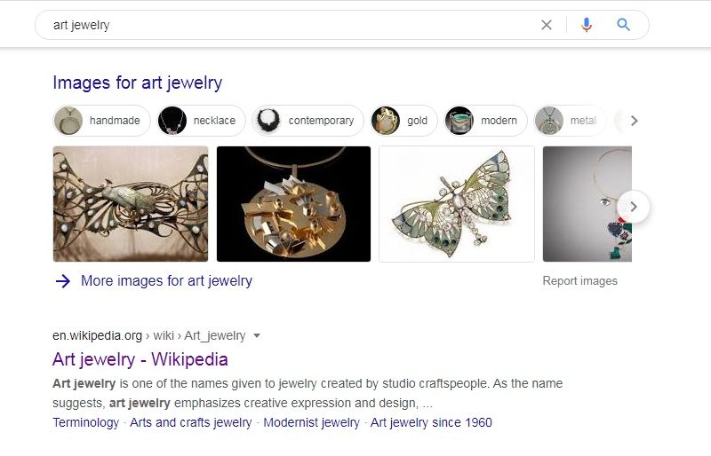 what is art jewelry?
