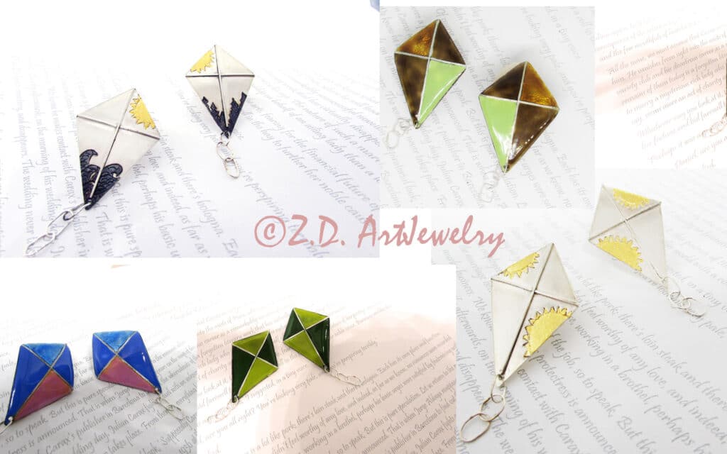 Project: kite earrings
