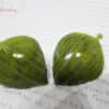 Green enamel studs