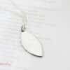 silver enamel pendant