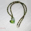 Green heart pendant