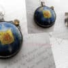 Bird and lantern cloisonne