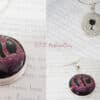 Purple forest pendant