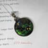 starry night enamel pendant