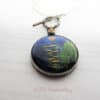 Wolf moon enamel pendant - Image 4