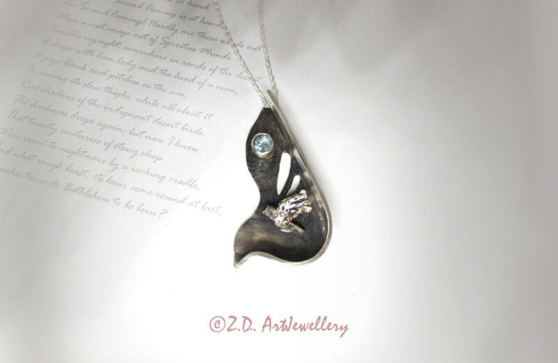 bird silver pendant