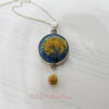 Autumn tree necklace